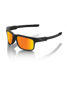 100% Okulary TYPE S Soft Tact Black HIPER Red Multilayer Mirror Lens