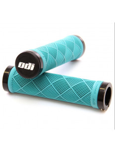 ODI Chwyty CROSS TRAINER Lock-On 130mm  Turkusowe