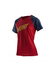 LEATT Jersey MTB 2.0 Damski - Czerwony/Granatowy
