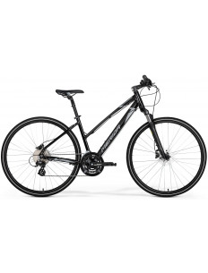 MERIDA rower CROSSWAY 15 Lady - 2022 Glossy Black - Matt Silver