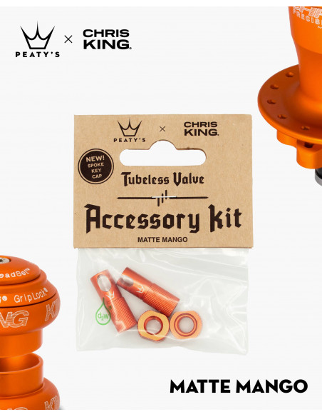 PEATY`s x Chris King Zawory Tubeless