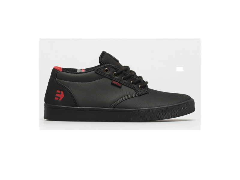 ETNIES Buty Jameson Mid Crank Black - Dark Grey - Red + koszulka