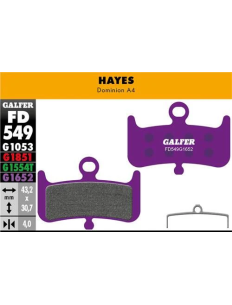 GALFER klocki hamulcowe Hayes Dominion