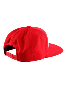 TROY LEE DESIGNS Czapka Snapback  Signature - Red/White 2