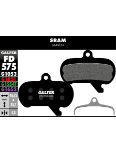 GALFER klocki hamulcowe Sram MAVEN