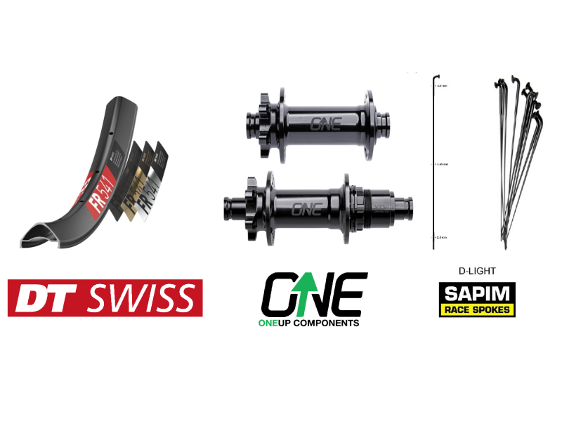 Zestaw kół Enduro - Piasty OneUp Components + DT Swiss EX541 + Sapim D-Light
