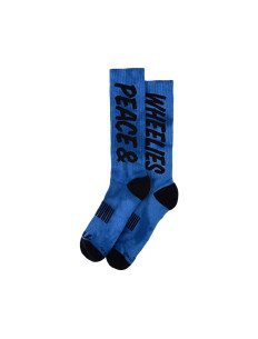 TROY LEE DESIGNS Skarpety Peace & Wheelies Cobalt