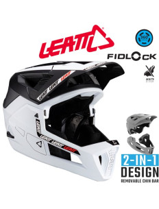 LEATT Kask MTB Enduro 4.0 White/Black 2