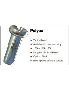 SAPIM Nyple POLYAX - Mosiądz