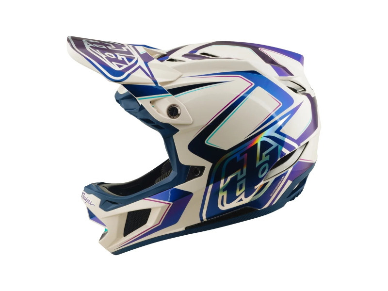 TROY LEE DESIGNS Kask D4 Composite MIPS Flared White Indigo