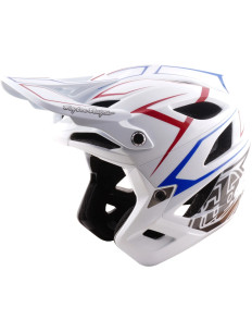 TROY LEE DESIGNS Kask STAGE Stunt MIPS    Pinstripe White